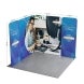 3m Magnetic Modular Fabric Display - L Shape