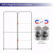 4m Magnetic Modular Fabric Displays - Cross Island Shape