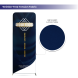 5x5m Magnetic Modular Fabric Displays - L Shape Island