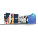 5x5m Magnetic Modular Fabric Displays - L Shape Island