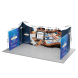 6m Magnetic Modular Fabric Displays - U Shape