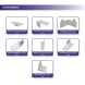 6m Backlit Exhibition Stand LED Lightbox Display with Graphics connectors