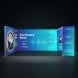 6m Backlit Exhibition Stand LED Lightbox Display with Graphics front view