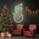 Snowman Neon Sign
