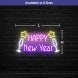 Happy New Year Glass Neon Sign