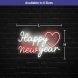 Happy New Year Heart Neon Sign