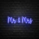 Mr & Mrs Neon Sign