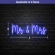 Mr & Mrs Neon Sign