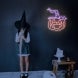 Pumpkin Witch Hat Neon Sign