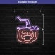Pumpkin Witch Hat Neon Sign