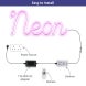 Think About Things Differently Neon Sign