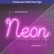 Think About Things Differently Neon Sign