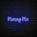 Marry Me Neon Sign