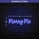 Marry Me Neon Sign