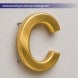 Aluminium Letters and Numbers Stud Mounting for Secure Floating Look