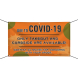 Covid 19 Only Take Out Vinyl Banners