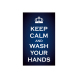 Keep Calm Wash Hands Window Clings
