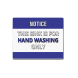 Handwashing Sink Only Compliance Signs