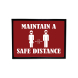 Maintain Safe Distance Outdoor Floor Mats