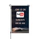 Church Join Us Youtube Garden Flags