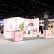 6m Inline Exhibition Stand  – Tension Fabric Display with Podium