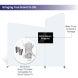 6m Inline Exhibition Stand  – Tension Fabric Display with Podium