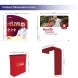 6m Inline Exhibition Stand  – Full Graphic Wall Setup with Product Display Counters