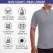 Men's Grey Cotton Polo Shirt - Embroidered