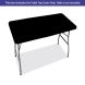 120cm Rectangle Table-Top Cover - Black