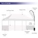 Marquee Gazebo Canopy Tents 3m x 6m