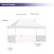 Custom Canopy Tents 3.0m x 4.5m