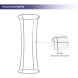 Fabric Pillar Tower Display Ensures Durability BBEXPOFPTO03_5_UK