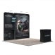 inline 10 ft inline trade show booth design 39 45 degree