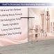 inline 20 ft inline trade show booth design 19 shelf for marketing material