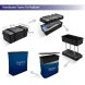 inline 20 ft inline trade show booth design 24 hard case podium