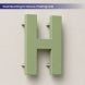 MDF Letters and Numbers Stud Mounting for Secure Floating Look