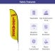 Pre Printed For Lease Feather Flag