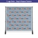 3 m x 2.4 m Step and Repeat Adjustable Banner Stands