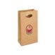 Printed Die-Cut Handle Bags - Brown
