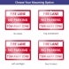 Reflective No Parking Fire Lane Signs