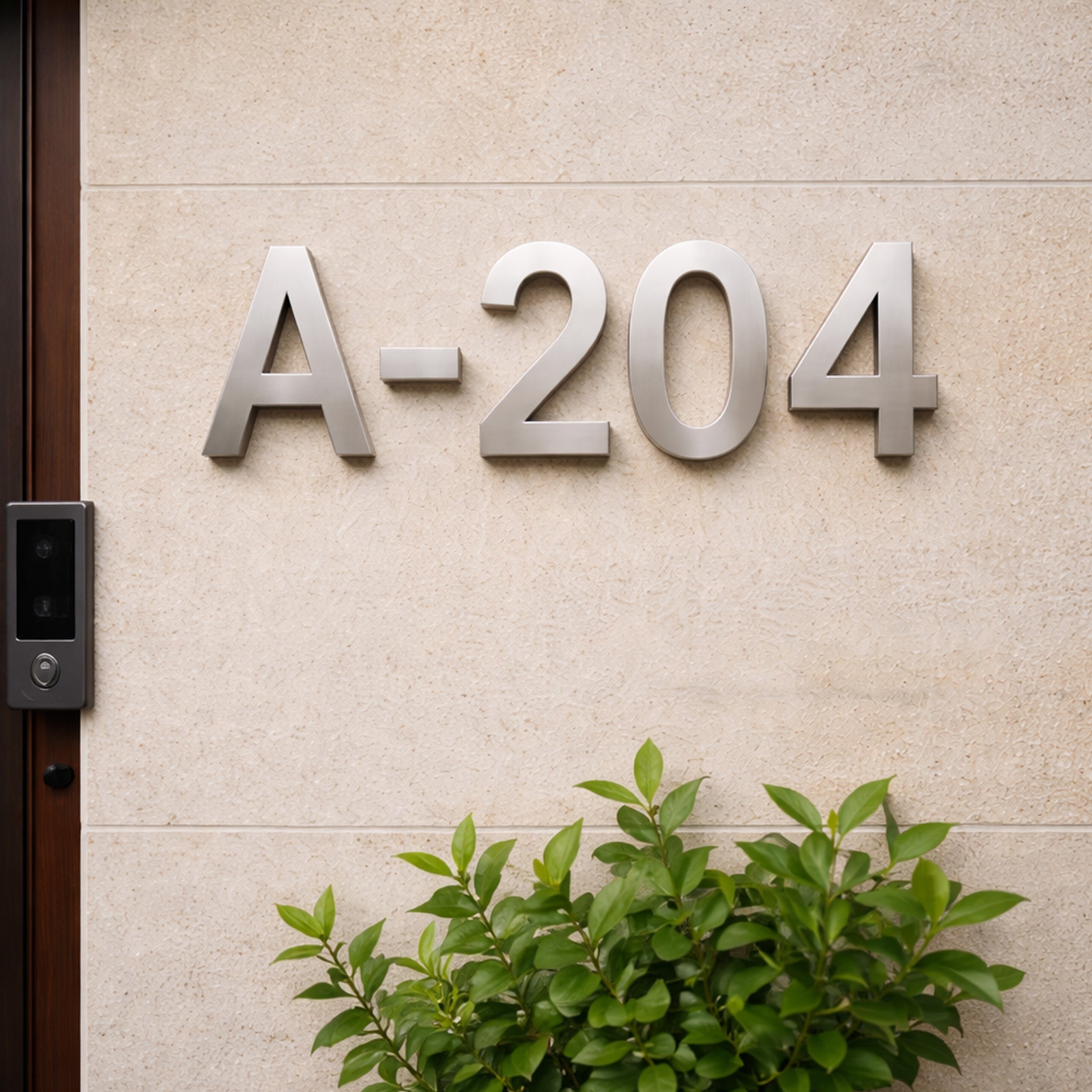 Stainless Steel Letters and Numbers Lifestyle Image
